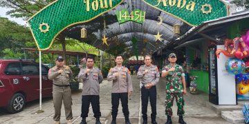 Polisi siaga di kawasan wisata