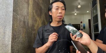 Kordiv Pencegahan, Parmas dan Humas Bawaslu Kota Bandung, Bayu Muhammad pada Bandung Menjawab di Balai Kota, Kamis 13 Juni 2024.