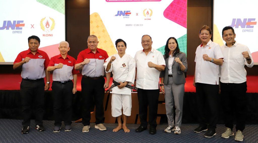 Komite Olahraga Nasional Indonesia (KONI) Pusat dan JNE Express menandatangani Nota Kesepahaman (Memorandum of Understanding/MoU) mengenai pemanfaatan jasa layanan logistik dalam rangka pengembangan olahraga nasional.