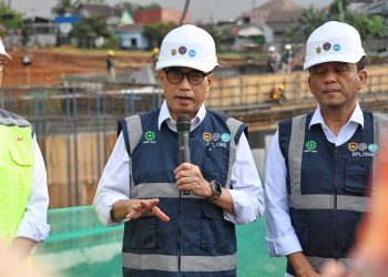 Menteri Perhubungan Budi Karya Sumadi menyatakan progres pembangunan Pusat Pengujian dan Sertifikasi Kendaraan Bermotor atau Proving Ground Bekasi telah mencapai 50 persen.