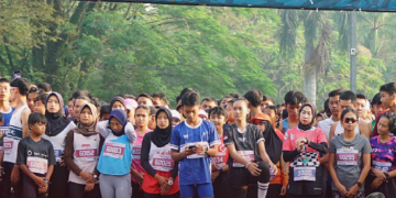 Bhayangkara RUN 5K dan 10K, kegiatan tersebut diikuti sebanyak 1.600 peserta yang terdiri dari enam kategori, yakni TNI-POLRI, Master, Umum, Pelajar dan Media.