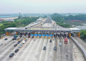 PT Jasa Marga (Persero) Tbk mencatat lonjakan signifikan jumlah kendaraan yang kembali ke wilayah Jabotabek selama libur panjang Iduladha 1445H/2024.