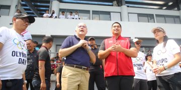 Menteri Pemuda dan Olahraga Republik Indonesia (Menpora RI), Dito Ariotedjo hadir pada acara Olympic Day 2024 di Komplek Gelora Bung Karno, Jakarta, pada Sabtu (22/6) siang.(foto:herry/kemenpora.go.id)