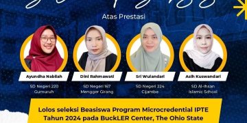 Empat guru Sekolah Dasar Kota Bandung lolos seleksi beasiswa di negeri Paman Sam, Amerika Serikat.