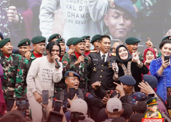 Polda Jabar gelar Pesta Rakyat di HUT Bhayangkara ke-78, ribuan masyarakat antusias datang pada HUT Polri yang jatuh pada Senin 1 Juli 2024 ke Gasibu Bandung.