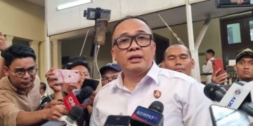 Kepala Bidang Hukum (Kabidkum) Polda Jabar bersama tim hukumnya menghadiri sidang gugatan praperadilan Pegi Setiawan, tersangka kasus pembunuhan Vina dan Eky, Senin (01/07/2024).