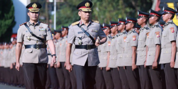 Kapolda Jabar lantik Bintara Polri Gelombang I 2024 di Sekolah Polisi Negara Cisarua Lembang Bandung Barat Kamis 11 Juli 2024.