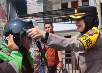 Kapolres Sukabumi Kota, AKBP Rita Suwadi, melalui Kasat Lantas AKP M Hardian, mengungkapkan bahwa mayoritas pelanggaran lalu lintas yang terekam adalah pelanggaran yang dilakukan oleh pengendara sepeda motor. (FOTO: Istimewa)