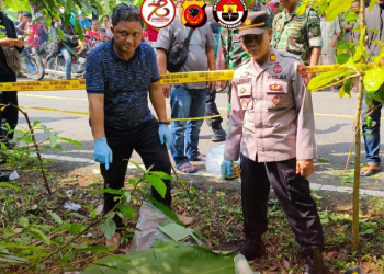 Polres Garut menyelidiki temuan mayat yang terpotong-potong di Sancang Garut.