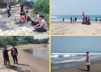 Pantai Karangpapak Sukabumi dengan ombak besarnya menyeret empat wisatawan, satu di antaranya hilang. Kapolsek Cisolok Polres Sukabumi AKP Nandang Herawan mengatakan berdasarkan laporan yang dihimpun, peristiwa itu terjadi pada Sabtu 13 Juli 2024 di Pantai Kapitol Karang Desa Karangpapak Kecamatan Cisolok Kabupaten Sukabumi sekitar pukul 10.30 WIB.
