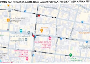 Rekayasa lalu-lintas selama Festival Asia Afrika 6-7 Juli 2024 dilakukan oleh Pemerintah Kota (Pemkot) Bandung bersama pihak terkait.