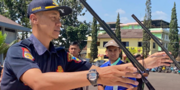 Satlantas Polres Garut, bekerja sama dengan Dishub Kabupaten Garut, mengadakan kegiatan ramp check (ramchek) untuk kendaraan ambulance Sabtu 27 Juli 2024.