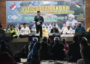 Wisata Waduk Darma Kuningan lokasi Istighosah Akbar dan Santunan Anak Yatim dalam rangka memperingati Tahun Baru Islam 1446 H serta Haul Auliya Darma ke-8. Sekretaris Daerah Kabupaten Kuningan Dian Rachmat Yanuar hadir mewakili Penjabat Bupati Kuningan.