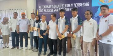 Sebanyak 25 atlet Kabupaten Sumedang, yang mewakili 10 cabang olahraga (cabor), akan memperkuat kontingen Jawa Barat dalam ajang Pekan Olahraga Nasional (PON) XXI yang akan digelar di Aceh dan Sumut.(FOTO: Humas Pemkab Sumedang)