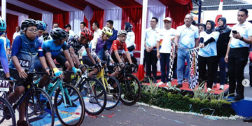 Sekitar 500 pesepeda ikut ambil bagian dalam ajang Lodaya Siliwangi Ride 2024 yang digelar Sabtu 10 Agustus 2024.