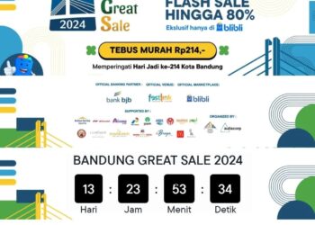 Bandung Great Sale 2024 akan dilaksanakan selama tiga hari, mulai 13 hingga 15 September 2024. Ini dan menawarkan berbagai promo menarik bagi masyarakat.