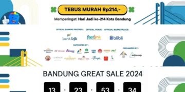 Bandung Great Sale 2024 akan dilaksanakan selama tiga hari, mulai 13 hingga 15 September 2024. Ini dan menawarkan berbagai promo menarik bagi masyarakat.