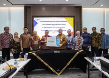bank bjb menandatangani Perjanjian Kerja Sama (PKS) Pemanfaatan Layanan Program Pensiun Melalui DPLK untuk Pegawai Bank Sulawesi Utara Gorontalo (Bank SulutGo).Perjanjian ini ditandatangani pada Selasa, 20 Agustus 2024 di T Tower bank bjb, Jakarta, sekaligus menandai langkah strategis dalam memperluas cakupan layanan DPLK bank bjb.(FOTO: Istim