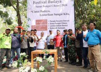 Desa Wisata Bojongkulur Gelar Festival Budaya Susur Sungai Cikeas dalam Rangka HUT RI Ke-79.(FOTO: Humas Pemkab Bogor)