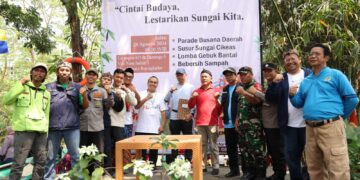 Desa Wisata Bojongkulur Gelar Festival Budaya Susur Sungai Cikeas dalam Rangka HUT RI Ke-79.(FOTO: Humas Pemkab Bogor)