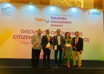 Diaspora Engagement Summit diselenggarakan oleh Indonesian Diaspora Network-United di Jakarta.(FOTO: Kemlu)