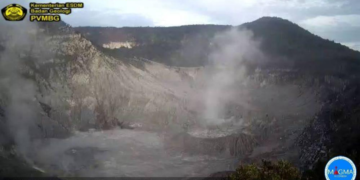 Foto aktivitas Gunung Tangkuban Parahu 17 Agustus 2024