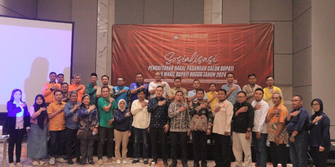 KPUD Kabupaten Bogor Gelar Sosialisasi Pendaftaran Calon Bupati dan Wakil Bupati.(FOTO: Humas Pemkab Bogor)