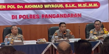 Kapolda Jabar Kunjungan Kerja di Polres Pangandaran, Sosialisasi Pengamanan Pilkada 2024.