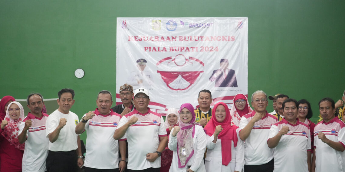 Kejuaraan Bulutangkis Piala Bupati 2024.(FOTO: Humas Pemkab Bogor)
