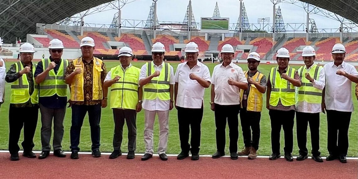 Kunjungan ke venue PON 2024 di Aceh.(FOTO: KONI Pusat)