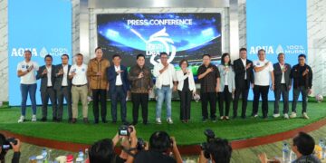 Peluncuran Liga 1 musim 2024-2024 oleh Ketum PSSI di Jakarta pada Selasa (6/8)> Erick menekankan pentingnya penerapan sejumlah aturan baru untuk meningkatkan kualitas liga serta mutu klub-klub peserta.(FOTO: PSSI)