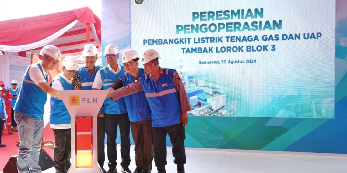 Peresmian PLTGU Tambak Lorok