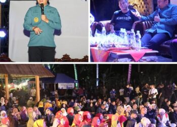 Penjabat Wali Kota Tasikmalaya, Cheka Virgowansyah menghadiri sosialisasi Global Program KATASIK yang digelar di Kawasan Wisata Tematik (KATASIK) Ar-Razaq, Kelurahan Sukanegara, Kecamatan Purbaratu.