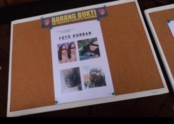 Wanita korban pembunuhan di Kabupaten Bandung.