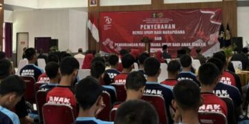 Sebanyak 375 orang napi dan 4 anak binaan di Lapas dan Rutan di Jabar mendapat remisi bebas di peringatan HUT Kemerdekaan RI Ke-79.(Foto:Istimewa).