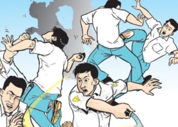 Ilustrasi aksi tawuran pelajar.(Foto:Istimewa).