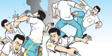 Ilustrasi aksi tawuran pelajar.(Foto:Istimewa).