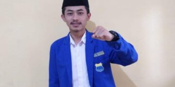Burhan Maulana (24), Mahasiswa Institut Madani Nusantara (IMN) Sukabumi, yang tewas setelah sepeda motornya tertabrak kereta api di Sukabumi.(Foto:Istimewa).