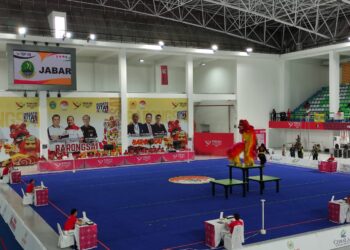 Kejuaraan barongsai di PON 2024.(FOTO: Humas KONI Jabar)