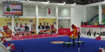 Kejuaraan barongsai di PON 2024.(FOTO: Humas KONI Jabar)