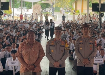 Kapolres Garut, AKBP Mochamad Fajar Gemilang mengadakan tatap muka dan memberikan materi kepada mahasiswa baru Universitas Garut (Uniga) pada Selasa, 24 September 2024.