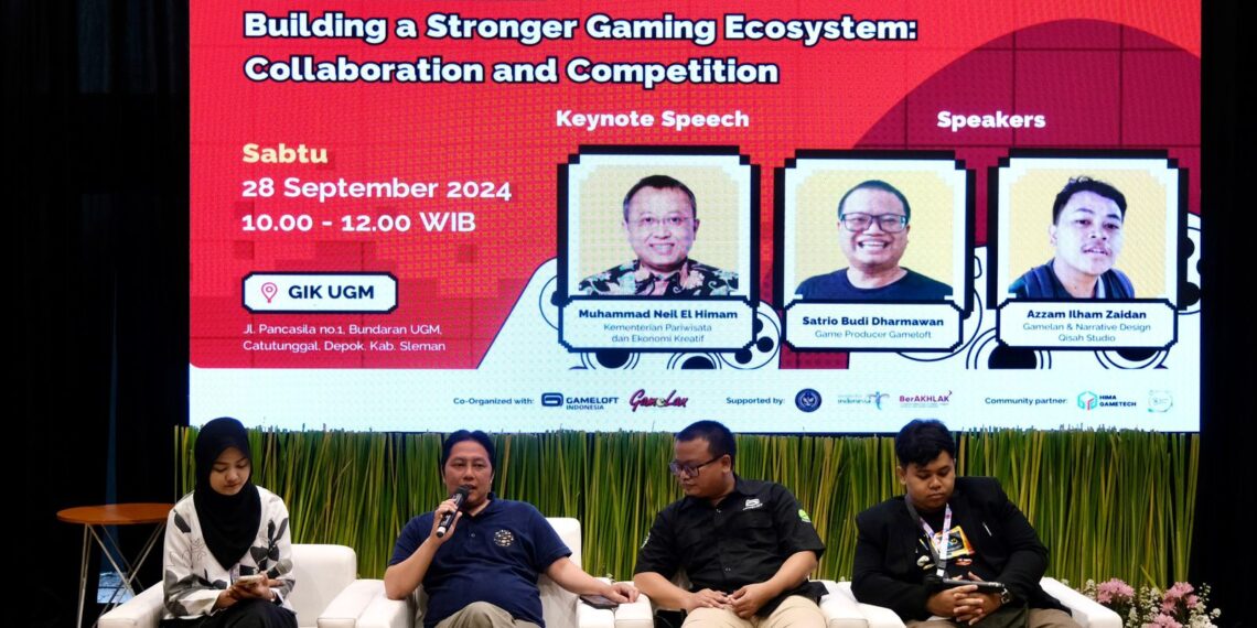 Kementerian Pariwisata dan Ekonomi Kreatif (Kemenparekraf) terus berupaya memperkuat ekosistem gim dengan mengadakan sesi masterclass.(FOTO: Humas Kemenparekraf)