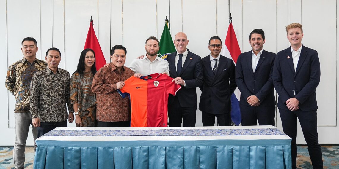 Ketua Umum PSSI, Erick Thohir, menyambut positif tawaran kerjasama dari Federasi Sepakbola Belanda (KNVB) untuk mempercepat prestasi sepakbola Indonesia.(FOTO: Humas PSSI)