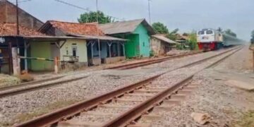 Lokasi kecelakaan 4 orang tewas tertabrak KA Fajar Utama Solo di Karawang.(Foto:Istimewa).