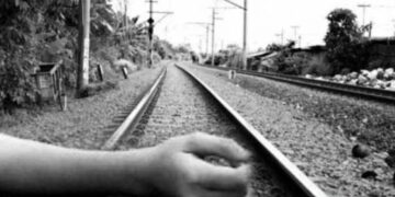 Ilustrasi korban tertabrak kereta api.(Foto:Istimewa).