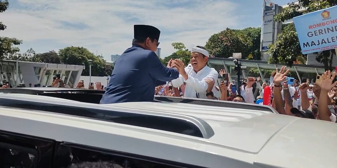 Dedi Mulyadi disuruh Presiden Prabowo naik mobilnya.(FOTO: Istimewa)