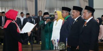 Empat pimpinan DPRD Kuningan dilantik