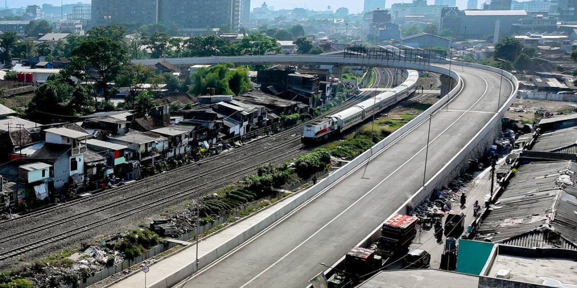 Flyover Ciroyom.(FOTO: Humas Pemkot Bandung)