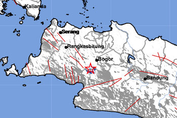 Gempa bogor (Foto: BMKG)