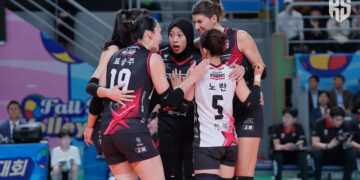 Megawati dan tim Korea-nya, Red Sparks. (Foto: instagram redsparks)